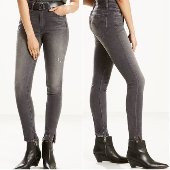 Levi's 721 Altered High Riske Skinny Jeans Size 28 - Picture 4 of 15